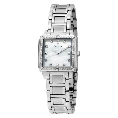 Bulova Women's 96R107 Diamond Accented Mother of Pearl Dial Watch product image