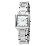 Bulova Womens 96R107 Diamond Accented Mother of Pea