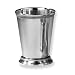 Nickel-plated Stainless Steel Beaded Mint Julep Cup
