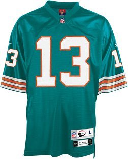 Dan Marino #13 Miami Dolphins Aqua Premier Throwback Jersey
