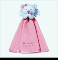Pink Angel Bear Blanket