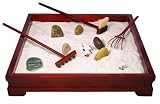 Relaxation Products: Deluxe Wooden Zen Meditation Garden *Great Gift Set for Friends, Family, Office, etc*