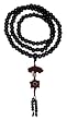 Traditional Mala Beads - 12mm beads - Black sandalwood