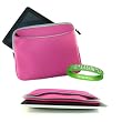 Apple Ipad Pink Sleeve Cover (ipad Tablet 3G , ipad Tablet wifi , ipad Tablet wifi + 3G, 16gb, 32 gb , 64gb) + Vangoddy Live * Laugh * Love Wrist band