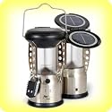 SOLAR POWERED LED LANTERN w/ REMOTE CONTROL Plus.... $14.00 Bright LED FREE Waterproof Flashlight FREE with EVERY ORDER! --- 24 Powerful LED Bulbs -- Up to 20 hrs per Charge -- Rugged Steel / ABS Exterior -- Dual SOLAR PANELS -- good for Emergency Use