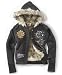 Ed Hardy Girls Fur-Lined Hoodie