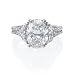 GIA Certified Diamond Antique Style Platinum Engagement Ring