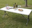 6ft Folding Banquet Trestle Party Dining Garden Table