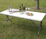 6ft Folding Banquet Trestle Party Dining Garden Table