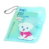 100 Pcs Built in Mirror Cyan Blotting Paper Oil Absorbing Sheets