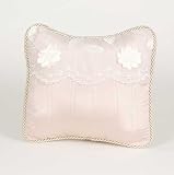 Pillow - Pink Moire' with Dimensional Flower Header