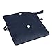 BMC Chic Faux Leather Zippered Foldover Shoulder Bag with Tassel Accessory