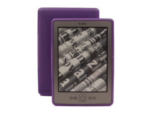 Vierra New Kindle PURPLE Soft Jelly-Gel Case 