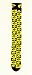 Donegal Bay NCAA Iowa Hawkeyes Checkerboard Dress Socks