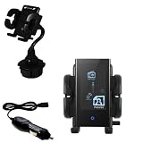 Samsung YP-P2JABY Auto Cup Holder with Car Charger - Uses Gomadic TipExchange