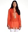Mandarin Collar Sequins Work Ladies Blouse Tunic Top Kurta Kurti