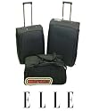 Elle Nested 3 Piece Luggage Set 28" 24" Suitcases Set & Holdall