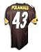 Troy Polamalu Autographed Pittsburgh Steelers Black Throwback Jersey