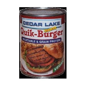 Cedar Lake Quik Burger 19 Oz Cans Case