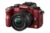 Panasonic - Lumix DMC-G1K Kit Standard - Appareil photo Reflex numérique 12,1 Mpixels + Objectif 14-45mm + Objectif 45-200 F4.0-5.6 - Rouge
