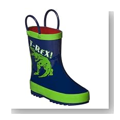 Rainpals Navy T-Rex Rain Boot - 8.0