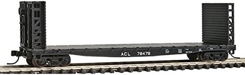 Walthers N Scale 54' GSC Bulkhead Flatcar Airboard Coast Line/ACL #78478
