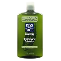 Kiss My Face Organic Rosemary & Melon Self Foaming Liquid Soap Refill, 17.5-Ounce Bottles