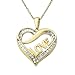 18k Yellow Gold Overlay Sterling Silver  Diamond 