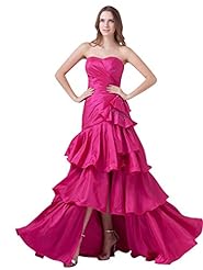 Strapless Dropped   Waistline Sweetheart Floor Length Mermaid Peplum Lace Tiered Taffeta  Dress