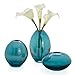 Torre & Tagus 901431 Mini Lustre Vases Assorted, Turquoise, Set of Three