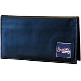 MLB Atlanta Braves Deluxe Leather Checkbook Cover