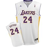 Kobe Bryant Jersey: adidas 2010 White Replica #24 Los Angeles Lakers Jersey