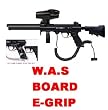 TIPPMANN A5 Egrip Marker Gun With FLATLINE STOCK REMOTE