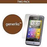 Generiks TM HTC Salsa *CLEAR* Screen Protectors (2 Pack!!!)