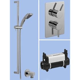 SL3 Recessed and TP60 Pumped Power Shower Pack