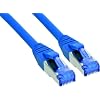 InLine 76802B Patchkabel (S/FTP (PiMf), 500MHz, Category 6A, 2m) blau