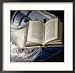Siddur, Jewish Prayerbook Framed Photographic Poster Print by Keith Levit, 25x25