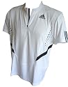 Adidas COMP THEME Climacool 1/2 Zip Clima 365 Tennis short sleeve Polo Shirt White