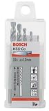 BOSCH 2608585881 Rundschaftbohrer 10 St&uuml;ck Metallbohrer HSS-Co4,1 x 43 x 7