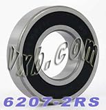 6207-2RS Bearing 35x72x17 Sealed Ball Bearings