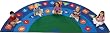 Alpha Shapes Seating Rug Semi-Circle 6'8'' x 13'4''