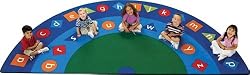 Alpha Shapes Seating Rug Semi-Circle 6'8'' x 13'4''
