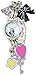 Disney Women's MN2012 Minnie Mouse Mother-of-Pearl Dial Charm Watch