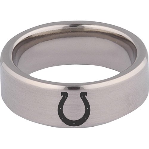 Team Titanium Indianapolis Colts Team Logo Titanium Ring 11.5