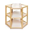 Badger Basket Diaper Corner Changing Table, Natural