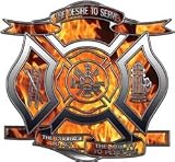 Desire to Serve Firefighter Decal Inferno 4
