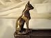 Bronze Bastet Bast Goddess Egyptian Incense Burner Candle Holder Gift