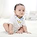Labebe Hessie Series Baby Bandana Drool Bibs, Unisex 10-pack Absorbent Cotton, Cute Baby Gift for Boys & Girls infant (A-J)