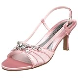 IMAGE OF Annie Shoes Women's Elizabeth Evening Sandal,Pink Satin,7 M US