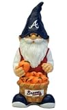 Caseys Distributing 8496652102 Atlanta Braves Garden Gnome 11 in. Thematic